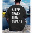 Teacher Hiking Shirt Teaching Hiker T Shirt Men's Back Print T-Shirt, funny gift