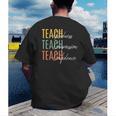 Teacher Kindness Compassion Confidence Teaching Men's Back Print T-Shirt, funny gift Teacher Kindness Compassion Confidence Teaching Men's Back Print T-Shirt, funny gift