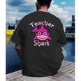 Teacher Shark Female Teacher Men's Back Print T-Shirt, funny gift Teacher Shark Female Teacher Men's Back Print T-Shirt, funny gift