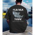 Teacher Shark Shirt Christmas Idea For Him Her Men's Back Print T-Shirt, funny gift Teacher Shark Shirt Christmas Idea For Him Her Men's Back Print T-Shirt, funny gift