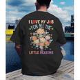 Teacher Teaching I Love My Job For All The Little Reasons Men's Back Print T-Shirt, funny gift Teacher Teaching I Love My Job For All The Little Reasons Men's Back Print T-Shirt, funny gift