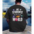 Teacher Tee My Students Are Out Of This World Space Men's Back Print T-Shirt, funny gift Teacher Tee My Students Are Out Of This World Space Men's Back Print T-Shirt, funny gift