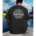 Teacher Thankful Blessed & Kind Of A Mess Hearts Cute Men's Back Print T-Shirt, funny gift Teacher Thankful Blessed & Kind Of A Mess Hearts Cute Men's Back Print T-Shirt, funny gift