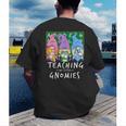 Teaching My Little Gnomies With Gnome For Teacher Women Men's Back Print T-Shirt, funny gift