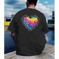 Teaching Is a Work Of Heart Tie Dye Hippie For Teacher For Men Women Girls Kids Men's Back Print T-Shirt, funny gift Teaching Is a Work Of Heart Tie Dye Hippie For Teacher For Men Women Girls Kids Men's Back Print T-Shirt, funny gift