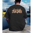Thankful Teacher Autumn Fall Teacher Thanksgiving Youth Men's Back Print T-Shirt, funny gift Thankful Teacher Autumn Fall Teacher Thanksgiving Youth Men's Back Print T-Shirt, funny gift