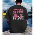 Twinning With My Para Teacher Matching Paraprofessional 70s For Men Women Men's Back Print T-Shirt, funny gift Twinning With My Para Teacher Matching Paraprofessional 70s For Men Women Men's Back Print T-Shirt, funny gift