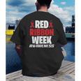 We Wear Red For Red Ribbon Week Awareness Mothers Teachers Men's Back Print T-Shirt, funny gift We Wear Red For Red Ribbon Week Awareness Mothers Teachers Men's Back Print T-Shirt, funny gift