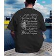 Wellness Wednesday Nurse Counselor Teacher Quotes Men's Back Print T-Shirt, funny gift Wellness Wednesday Nurse Counselor Teacher Quotes Men's Back Print T-Shirt, funny gift