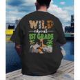 Wild About 1st Grade Teacher Student First Grade Zoo Safari Men's Back Print T-Shirt, funny gift Wild About 1st Grade Teacher Student First Grade Zoo Safari Men's Back Print T-Shirt, funny gift