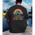 The Wonder Of Teaching Is Watching Caterpillars Teacher Men's Back Print T-Shirt, funny gift