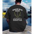 Working On My Quads Algebra Math Gym Teacher Men's Back Print T-Shirt, funny gift Working On My Quads Algebra Math Gym Teacher Men's Back Print T-Shirt, funny gift