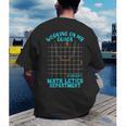 Working On My Quads Algebra Math Teacher Humor Men's Back Print T-Shirt, funny gift Working On My Quads Algebra Math Teacher Humor Men's Back Print T-Shirt, funny gift