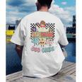 3rd Grade Boo Crew Third Grade Halloween Costume Teacher Kid Men's Back Print T-Shirt, funny gift