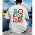 50 Days Of School Teacher Happy 50th Day Of School Kids Men's Back Print T-Shirt, funny gift