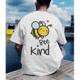 Bee Kind Bumble Bee Anti Bullying Teacher Kindness Matters Men's Back Print T-Shirt, funny gift Bee Kind Bumble Bee Anti Bullying Teacher Kindness Matters Men's Back Print T-Shirt, funny gift