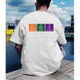 Chemisty Science Teacher Periodic Table Halloween Men's Back Print T-Shirt, funny gift Chemisty Science Teacher Periodic Table Halloween Men's Back Print T-Shirt, funny gift