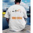 Cute Ghost Team Pre K Boo Crew Halloween Teacher Student Men's Back Print T-Shirt, funny gift