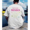 Full Heart Daycare Provider Nanny Au Pair Pre-K Teacher Men's Back Print T-Shirt, funny gift
