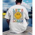 Let's Learn Today Smile Face Back To School For Teacher Kids Men's Back Print T-Shirt, funny gift Let's Learn Today Smile Face Back To School For Teacher Kids Men's Back Print T-Shirt, funny gift