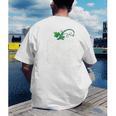 Music Notes Pumpkin Fall Music Teacher Men's Back Print T-Shirt, funny gift