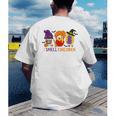 I Smell Children Witch Teacher Halloween Trick Or Teach Men's Back Print T-Shirt, funny gift I Smell Children Witch Teacher Halloween Trick Or Teach Men's Back Print T-Shirt, funny gift