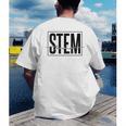Stem Teacher Science Technology Engineering Math Teachers Men's Back Print T-Shirt, funny gift Stem Teacher Science Technology Engineering Math Teachers Men's Back Print T-Shirt, funny gift