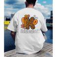 Unity Day Shirt Kindness Orange Teacher Kids Be Kind Men's Back Print T-Shirt, funny gift