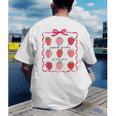 Women Second Grade Is My Jam Strawberry First Kids Teacher Men's Back Print T-Shirt, funny gift Women Second Grade Is My Jam Strawberry First Kids Teacher Men's Back Print T-Shirt, funny gift