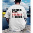 World's Best Okayest Teacher ACY025a For Men Women Men's Back Print T-Shirt, funny gift World's Best Okayest Teacher ACY025a For Men Women Men's Back Print T-Shirt, funny gift