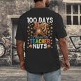 100 Days Of Driving My Teacher Nuts Dabbing Squirrel School Men's Back Print T-Shirt, funny design 100 Days Of Driving My Teacher Nuts Dabbing Squirrel School Men's Back Print T-Shirt, funny design