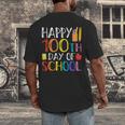 100 Days Of School Teacher And Student Men's Back Print T-Shirt, funny design