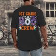 1st Grade Boo Crew First Grade Teacher Kids Happy Halloween Men's Back Print T-Shirt, funny design