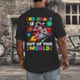 2nd Grade Is Out Of This World Space Rocket Planets Teacher Men's Back Print T-Shirt, funny design 2nd Grade Is Out Of This World Space Rocket Planets Teacher Men's Back Print T-Shirt, funny design