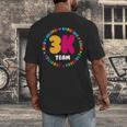 3K Team & Teacher Squad Threes Crew PreK Elementary Team Men's Back Print T-Shirt, funny design 3K Team & Teacher Squad Threes Crew PreK Elementary Team Men's Back Print T-Shirt, funny design