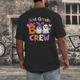 3rd Grade Boo Crew Third Grade Halloween Costume Teacher Kid Men's Back Print T-Shirt, funny design