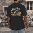 4th Fourth Grade Teacher Appreciation Teaching Wildflowers Men's Back Print T-Shirt, funny design 4th Fourth Grade Teacher Appreciation Teaching Wildflowers Men's Back Print T-Shirt, funny design