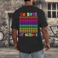 50 Days Of School Hearts Teacher Happy 50th Day Of School Men's Back Print T-Shirt, funny design 50 Days Of School Hearts Teacher Happy 50th Day Of School Men's Back Print T-Shirt, funny design