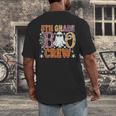 5th Grade Boo Crew Halloween Teachers Students Men's Back Print T-Shirt, funny design 5th Grade Boo Crew Halloween Teachers Students Men's Back Print T-Shirt, funny design