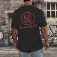 6 7 Brainrot Elementary Teacher Meme 67 Six Seven Men's Back Print T-Shirt, funny design 6 7 Brainrot Elementary Teacher Meme 67 Six Seven Men's Back Print T-Shirt, funny design