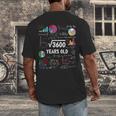 60 Year Old Math Teacher Square Root Of 3600 60th Birthday Men's Back Print T-Shirt, funny design 60 Year Old Math Teacher Square Root Of 3600 60th Birthday Men's Back Print T-Shirt, funny design