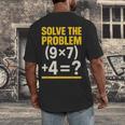 67 Meme Math Teacher School 6-7 Brain Rot Six Seven Men's Back Print T-Shirt, funny design 67 Meme Math Teacher School 6-7 Brain Rot Six Seven Men's Back Print T-Shirt, funny design