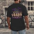 67 Meme Math Teacher Square Root 4489 Halloween Men's Back Print T-Shirt, funny design 67 Meme Math Teacher Square Root 4489 Halloween Men's Back Print T-Shirt, funny design