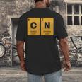 67 Meme Teacher Science Periodic Table Retro Vintage Men's Back Print T-Shirt, funny design