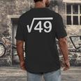 67 Six Seven Meme Square Root Couple Matching Teacher Men's Back Print T-Shirt, funny design 67 Six Seven Meme Square Root Couple Matching Teacher Men's Back Print T-Shirt, funny design