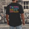 7th Grade Crew The Real Celebrities Of The Hallway Teacher Men's Back Print T-Shirt, funny design 7th Grade Crew The Real Celebrities Of The Hallway Teacher Men's Back Print T-Shirt, funny design