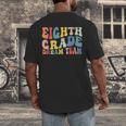 8th Grade Dream Team Teachers Boys Kids Retro Back To School Men's Back Print T-Shirt, funny design 8th Grade Dream Team Teachers Boys Kids Retro Back To School Men's Back Print T-Shirt, funny design