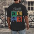 Abbott Elementary Colorful Pop Art Teachers TV Show Men's Back Print T-Shirt, funny design