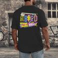 ABCD Pre-K Rocks Back To School PreK Kindergarten Teacher Men's Back Print T-Shirt, funny design
