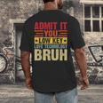 Admit It You Low Key Love Technology Bruh Teacher Kid Men's Back Print T-Shirt, funny design Admit It You Low Key Love Technology Bruh Teacher Kid Men's Back Print T-Shirt, funny design
